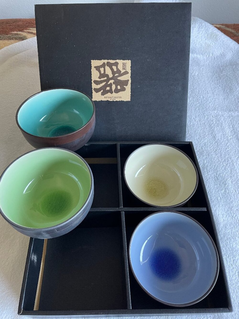 UTSUWA NO YAKATA Rice Bowl Set Of 4, Japan, Boxed Gift Set, The Art Of Tableware